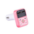 Portable Bluetooth Car MP3 Player Radio Modulator 5.3 FM Transimitter Dual USB Fast Charger Audio Receiver Handsfree Multicolour. 