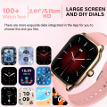 LAXASFIT H9 Smart Watch Men Women Sports Fitness Tracker 2.01 inch HD Screen Bluetooth Talking Smart Watch For Android IOS. 
