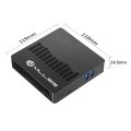 MLLSE Mini PC M2 Air Intel Gemini Lake N4000 Windows 11 6GB RAM 128GB ROM Dual-Band WiFi Bluetooth USB Mini Computer. 