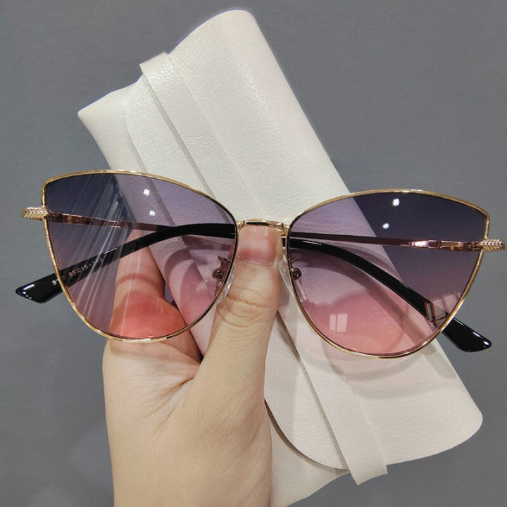 Cat Eye Anti Radiasi UV Fashion Sunglasses Eyewear Fashion UV400