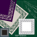 Square frame lace metal cutting dies cut die mold Scrapbooking paper craft knife mould blade punch Template Embossing stencils.