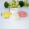 Rose Mold for candle making,Candle rose mould, rose mould, 6.5 cm rose silicone mold,Floating candle mould,. 