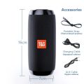 T&G TG117 Portable Bluetooth Speaker Outdoor Wireless Woofer Free Call /FM/TF Card/USB Flash Drive Connect Mobile Phone/Tablet. 