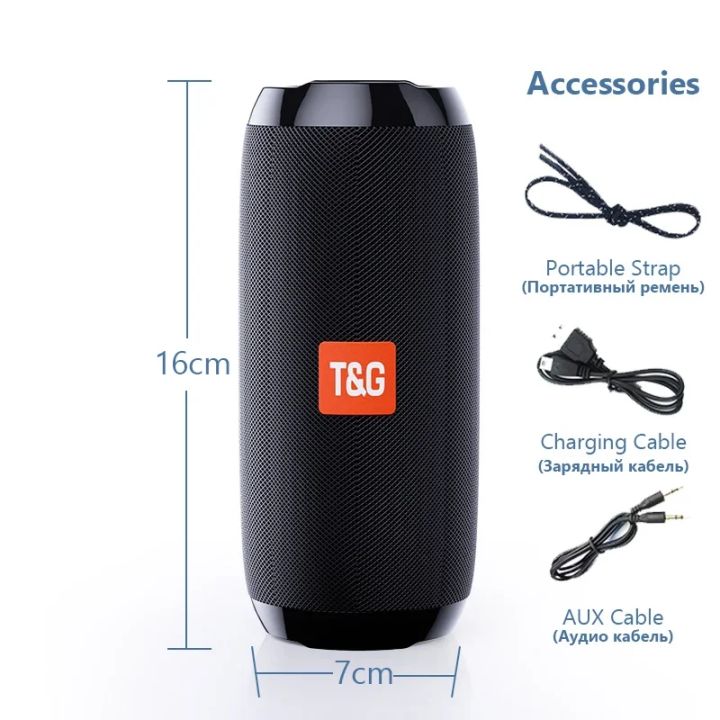 T&G%20TG117%20Portable%20Bluetooth%20Speaker%20Outdoor%20Wireless%20Woofer%20Free%20Call%20/FM/TF%20Card/USB%20Flash%20Drive%20Connect%20Mobile%20Phone/Tablet%20-%20Image%205