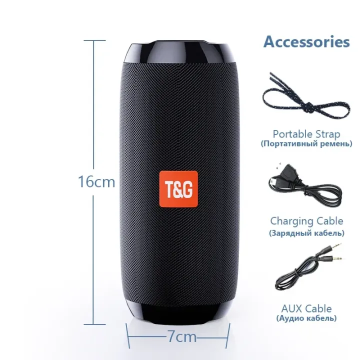 T&G%20TG117%20Portable%20Bluetooth%20Speaker%20Outdoor%20Wireless%20Woofer%20Free%20Call%20/FM/TF%20Card/USB%20Flash%20Drive%20Connect%20Mobile%20Phone/Tablet%20-%20Image%205