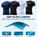 Bat Graphic Compression Shirts for Men Short Sleeve Rash Guard Gym Workout Running Tshirt Summer Athletic Quick Dry Tees Tops. 