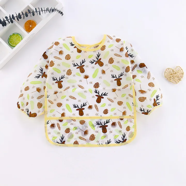 Baby%20Bibs%20New%20Cute%20Children%20Baby%20Stuff%20Toddler%20Waterproof%20Long%20Sleeve%20Art%20Smock%20Feeding%20Bib%20Apron%20for%20Kids%200-6%20Years%20-%20Image%207