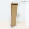 Paper Building Model, Kli 63 Building (Seoul, Korea), Has 63 Floors, Width 3.5 Cm. Length 5.4 Cm. Height 24.9 Cm.. 