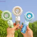 【CC22】2 In 1 Rechargeable Handheld Misting Fan Portable Water Mist Fan With 3 Adjustable Speed Cooling Fan{C}. 