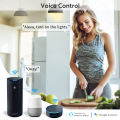 LoraTap Tuya ZigBee Wireless 2 Gang Switch Relay Module Smart Life App Remote Control Timer Work with  Assistant Alexa. 