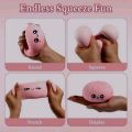 Dumpling Squishy , Cute Squishy Dumpling Stress Ball Fidget Sensory Toy for Adults Anxiety Relief, Novelty Squeeze Ball for Office Desk. 