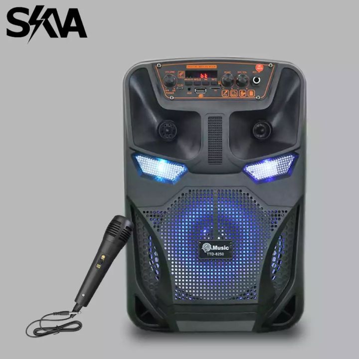 8 inch Caixa De Som Bluetooth Portable Sound Box Powerful Wireless ...
