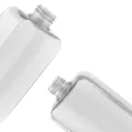Transparent Square Soap Dispenser, Countertop Lotion Bottle With Pump Bathroom Lotion Liquid Soap Dispenser Refillable Emp. 