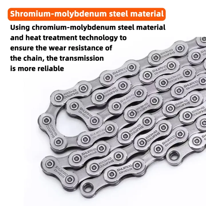 PINMOAP%20Bicycle%20Chain%206/7/8/9/10/11%20Mountain%20Bike%20Road%20Bike%20Variable%20Speed%20Chain%20With%20Magic%20Buckle%20Durable%20Sturdy%20Repair%20Parts%20-%20Image%204