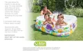 Intex Swim Center Clearview Aquarium Inflatable Pool, 62.5" X 62.5" X 19.5", for Ages 3+. 