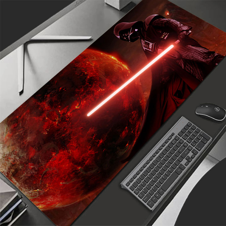 Gaming Mouse pad professional eSports game players Speed XXL Locking Edge Rubber Game Desk Mousepad S-Star W-Wars Keyboard Mat