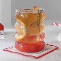350ML Creativity Glass Cup Transparent Heat-resistant Caterpillar Shape Coffee Mug Drinking Glasses Juice Milk Beer Water Cup. 