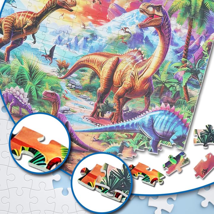 Dinosaur%20Landscape%20Puzzles%20Wooden%20Jigsaw%20Puzzles%20120/300/500/1000%20Pieces%20Unique%20Educational%20Toys%20for%20Adults/Kids%20Birthday%20%20-%20Image%203
