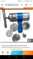 Noodle Juice Maker Pressure Machine With Plastic Handle Nimko Kitchen Accessories Press Nimco Maker Stainless Steel with 3 stainless steel blades. 