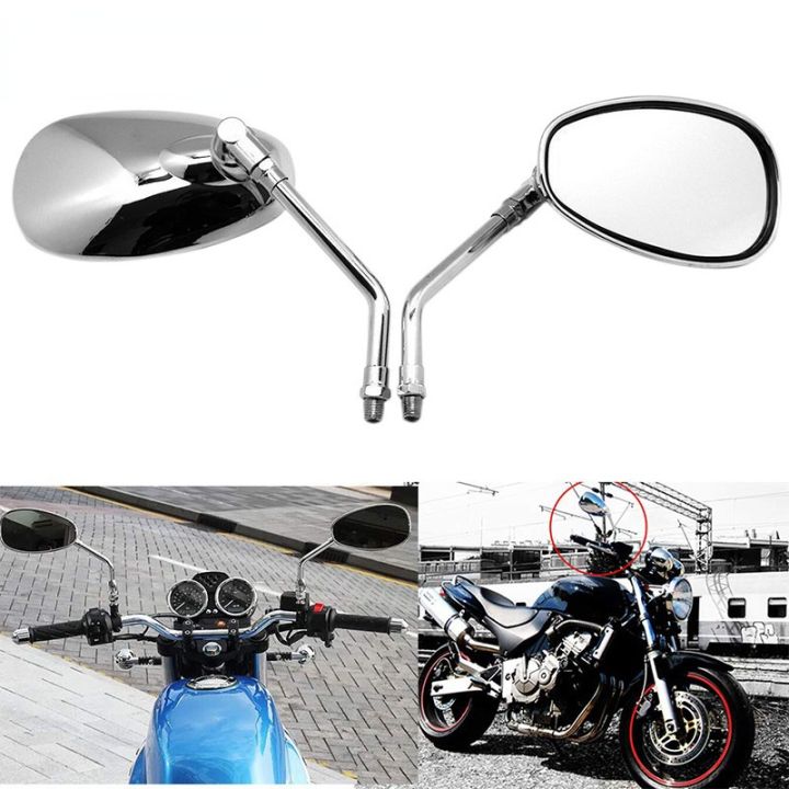 EAFC%201%20Pair%20Motorcycle%20Electric%20Bike%20Mirror%2010mm%20Aluminum%20Clear%20Glass%20for%20Honda%20Shadow%20Ace%20Spirit%20Magna%20VT750%20Mirror%20-%20Image%205