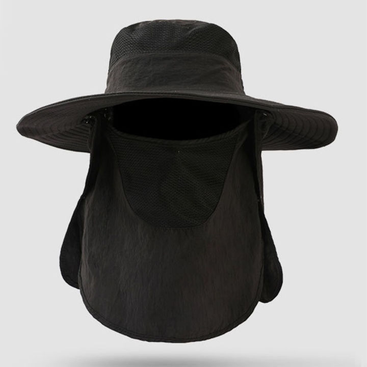 1Pc%20Fishing%20Hat%20for%20Men%20&%20Women,%20Outdoor%20UV%20Sun%20Protection%20Wide%20Brim%20Hat%20with%20Face%20Cover%20&%20Neck%20Flap%20-%20Image%207