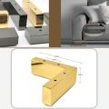 Furniture Legs Heavy Load Bearing Metal Cabinet L-Shape Feet Triangle Sofa Legs DIY Furniture Hardware Legs. 