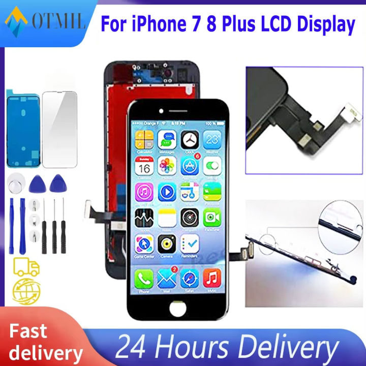 100% Test Screen For iPhone 7 8 Plus LCD Display With 3D Touch Screen Digitizer Assembly For iPhone 7 8 Plus Display Replacement