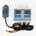 W1099 Digital Temperature Humidity Controller AC 110-220V Egg Incubator Regulator Thermostat Dual Display Humidity Controller. 