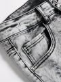 Summer New Slim Stretch Men Short Jeans Fashionable Retro Do Design Denim Shorts Streetwear 98% Cotton Cargo Shorts Male. 