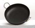 Iron Kadai 9 Inches Flat Induction Base | Cooking Pot. 