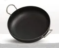 Iron Kadai 9 Inches Flat Induction Base | Cooking Pot. 