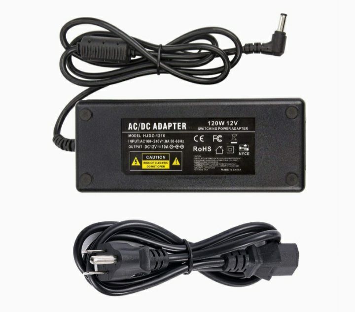 REPLACEMENT POWER ADAPTER 12V 10A 120W VERY HIGH QUALITY POWER ADAPTER FOR YOUR PRISIOUS DEVICES