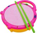 Cute light and music flash drum toy set - multi color. 