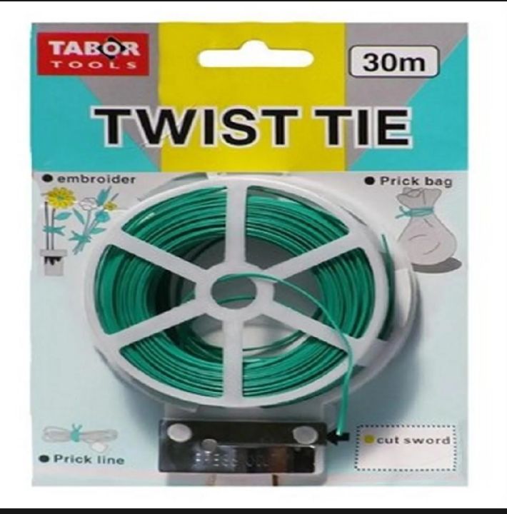 Durable 30M Roll Wire Twist Ties Garden Cable Vegetable Gardening Climbers Tool