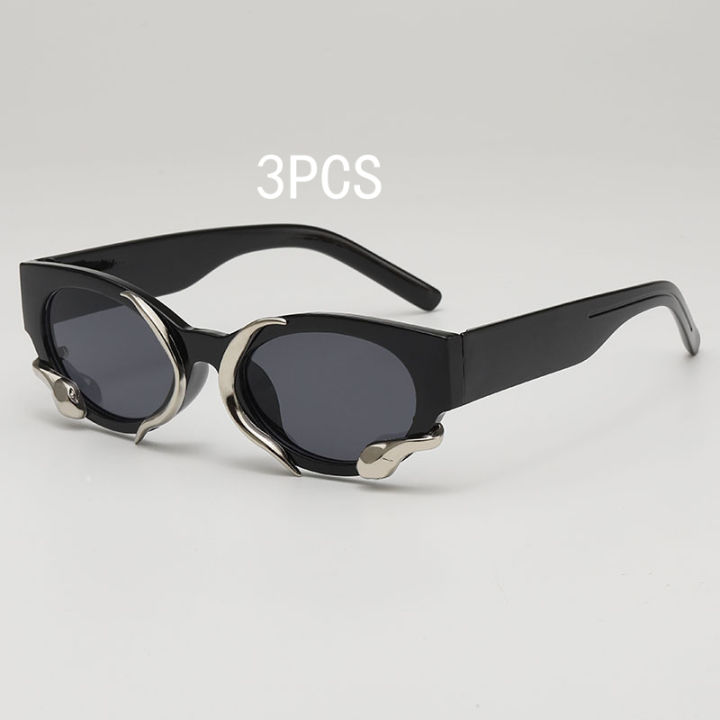 1pc%20Retro%20Small%20Frame%20Three-Dimensional%20Snake%20Y2k%20Spicy%20Girl%20Personality%20Street%20Photo%20Trend%20Men%20And%20Women'S%20Sunglasses%20Shades%20-%20Image%208
