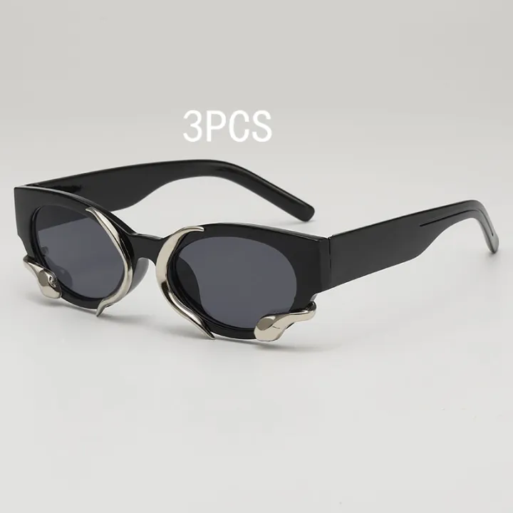1pc%20Retro%20Small%20Frame%20Three-Dimensional%20Snake%20Y2k%20Spicy%20Girl%20Personality%20Street%20Photo%20Trend%20Men%20And%20Women'S%20Sunglasses%20Shades%20-%20Image%208