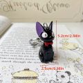 Charming Black Cat Keychain - Cute PVC Women's Fashion Accessory, Suitable for Bags and Keys, Cat Accessories.