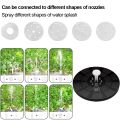 Solar Floating Fountain Water Pump with/NO LED Lights for Bird Bath 3W 1600mAh Battery for Garden/Pond/ Pool/Fish Tank Decor. 