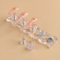 Magnetic Nail Tip Display Work Stand Set Crystal Acrylic Nail Tip Display Work Stand For Practice Nail Art Manicure Tools. 