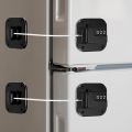 Refrigerator Lock,Combination Lock for Refrigerator Cabinets,Heavy Duty Fridge Lock,Child Safety Cabinet Locks,Easy Install.