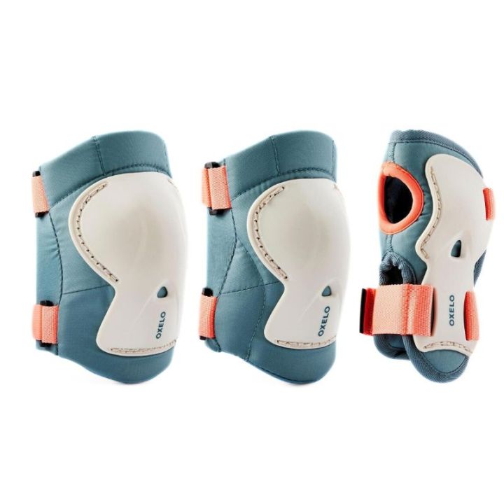 Oxelo%206%20PCs%20protective%20pads%20set%20knee%20pads%20elbow%20pads%20for%20scooter,%20roller%20skating,%20skateboard%20play%20-%20Image%204