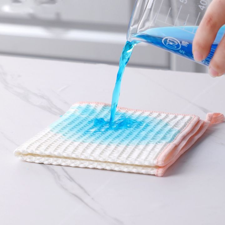 Oho%205-piece%20pack%20bath%20towel%20barista%20cloth%20multipurpose%20cleaning%20cloth%20waffle%20cotton%20honeycomb%20cloth%20-%20Image%208