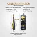 Newest Trimmer Manual Shaver Professional Straight Edge Stainless Steel Barber Razor Folding Shaving Knife Shave Beard Cut.