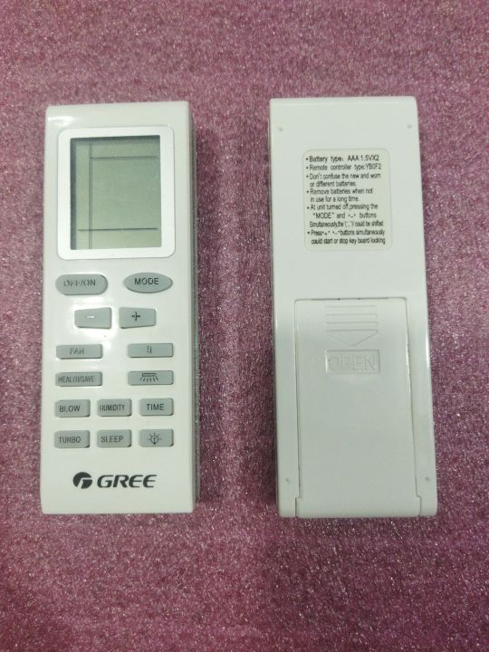 Universal GREE AC Remote  Original