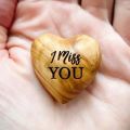 Little Pocket Hug Wooden Heart Tokens I Miss You Crafts Supplies for Friends Portable Creative Gift Valentine's Day Gift. 