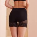 Womens Safety Panties Underwear Short Pants Anti-exposure L XL Black Skin Gray High Waist Traceless Lace.