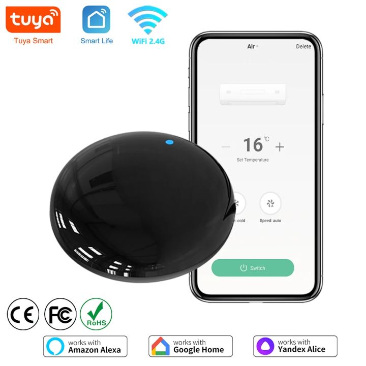 Tuya WiFi IR Remote Control Smart Universal for TV Air Conditioner Alexa Remote Control Work with  Home Yandex 