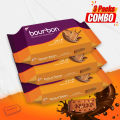 Bourbon Biscuit Family Pack – 3 x 180g | Chocolate Cream Sandwich Biscuits with Sugar-Sprinkled Tops by Haque. 