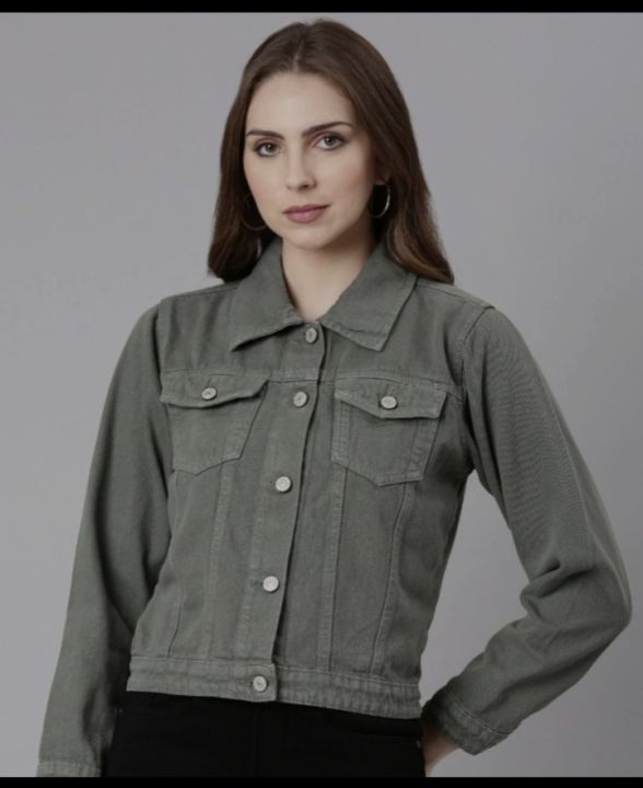 Classy denim jacket for girl From winter weather ☁️