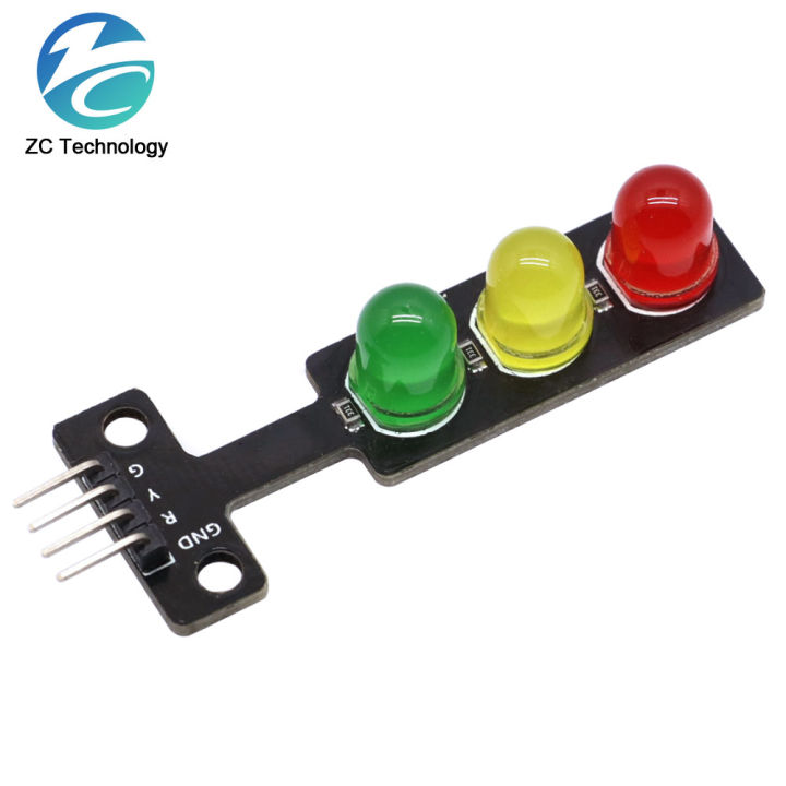 Mini 5V Traffic Light LED Display Module for Arduino Red Yellow Green ...